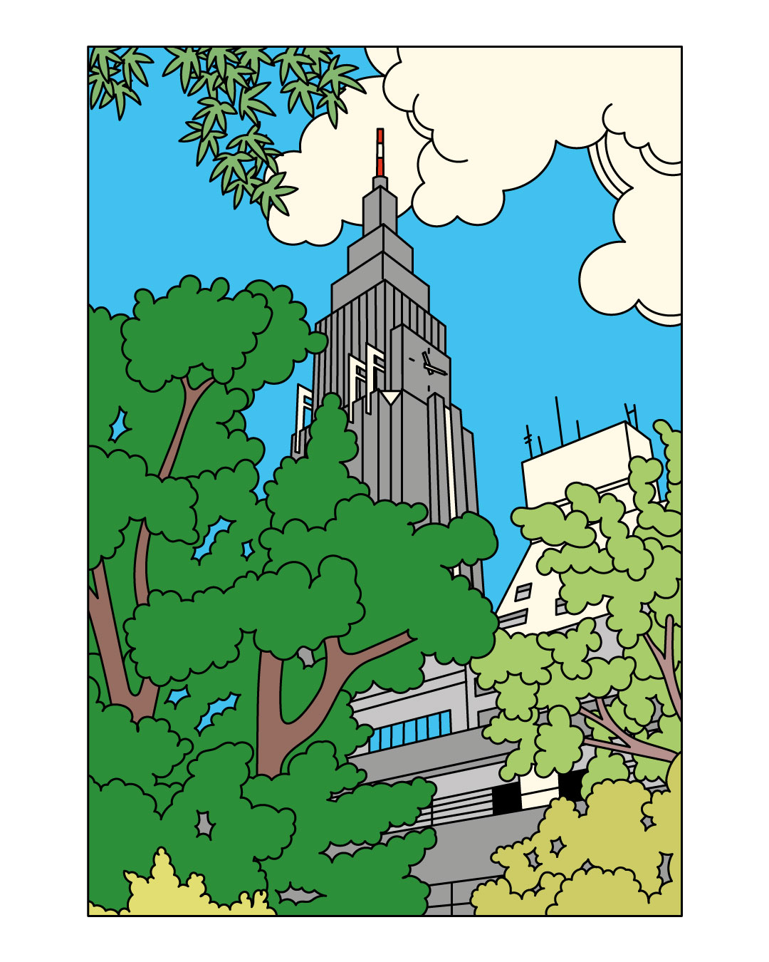 JAPAN - Illustration by LAURA EDELBACHER